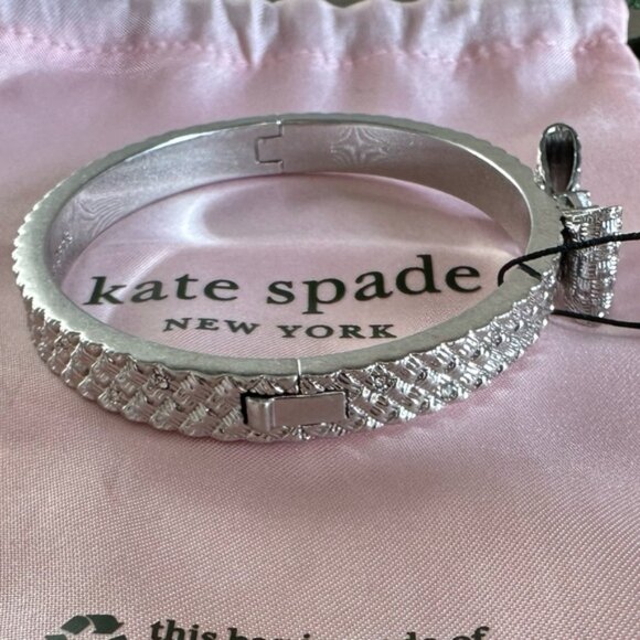 NWT - Kate Spade New York Bow Bangle Bracelet - Picture 5 of 10